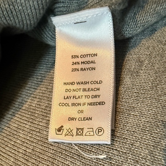 Lila P Long Sleeve One Button Gray/Black Cardigan Sweater Women’s Size M - Picture 10 of 16